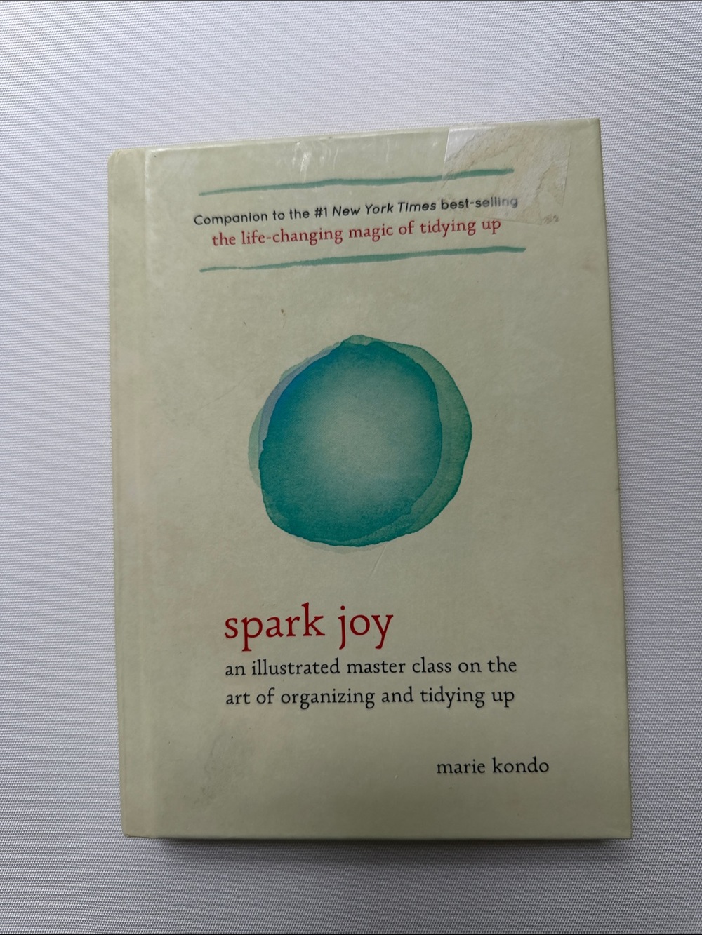 Spark Joy by Marie Kondo - Cream Cover with Teal Accent